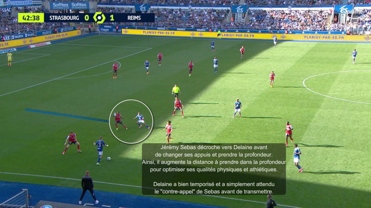 guillaume_vague's tweet image. 🚀 La fusée Jérémy Sebas a encore frappé.

🤝 Relation Delaine-Sebas
🏃‍♂️ Qualité athlétique hors normes
🦵 Direction de la course pour provoquer la faute

2 ballons touchés à ce moment là, un penalty obtenu. #LiveRCS #RCSASDR