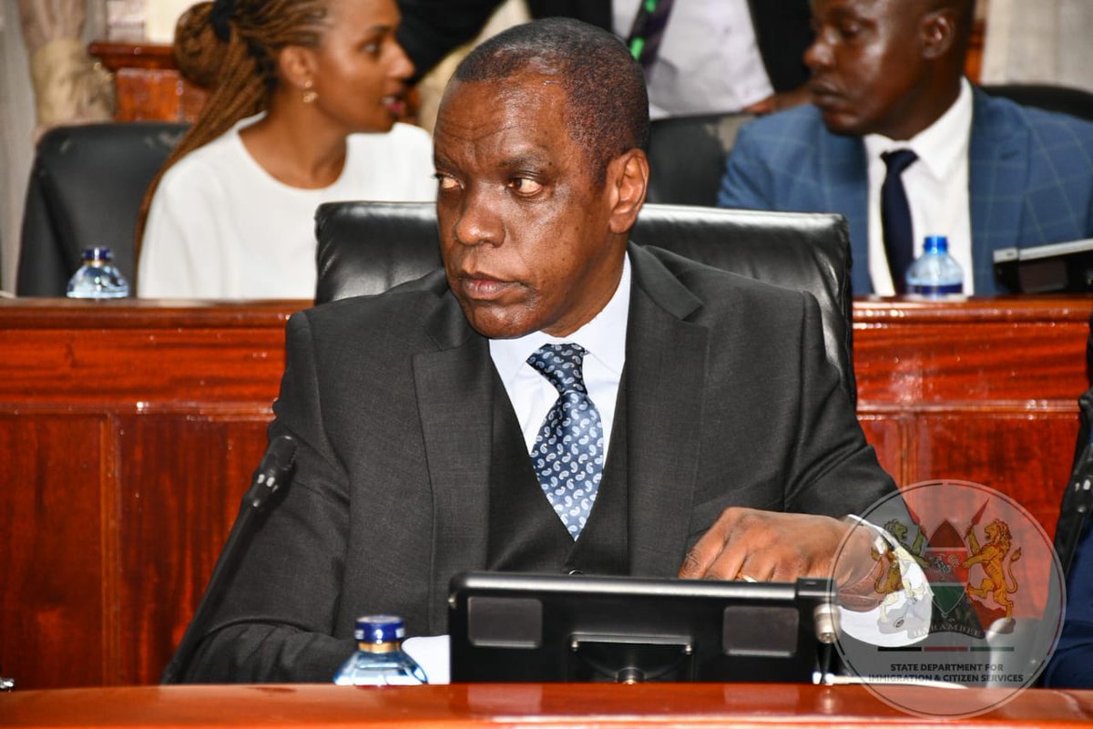 Appearing before the parliamentary committee on Education to discuss the implementation of school fee payments through the eCitizen platform ;whose objective is to standardize the collection of school fees, improve coordination and enhance transparency and accountability.