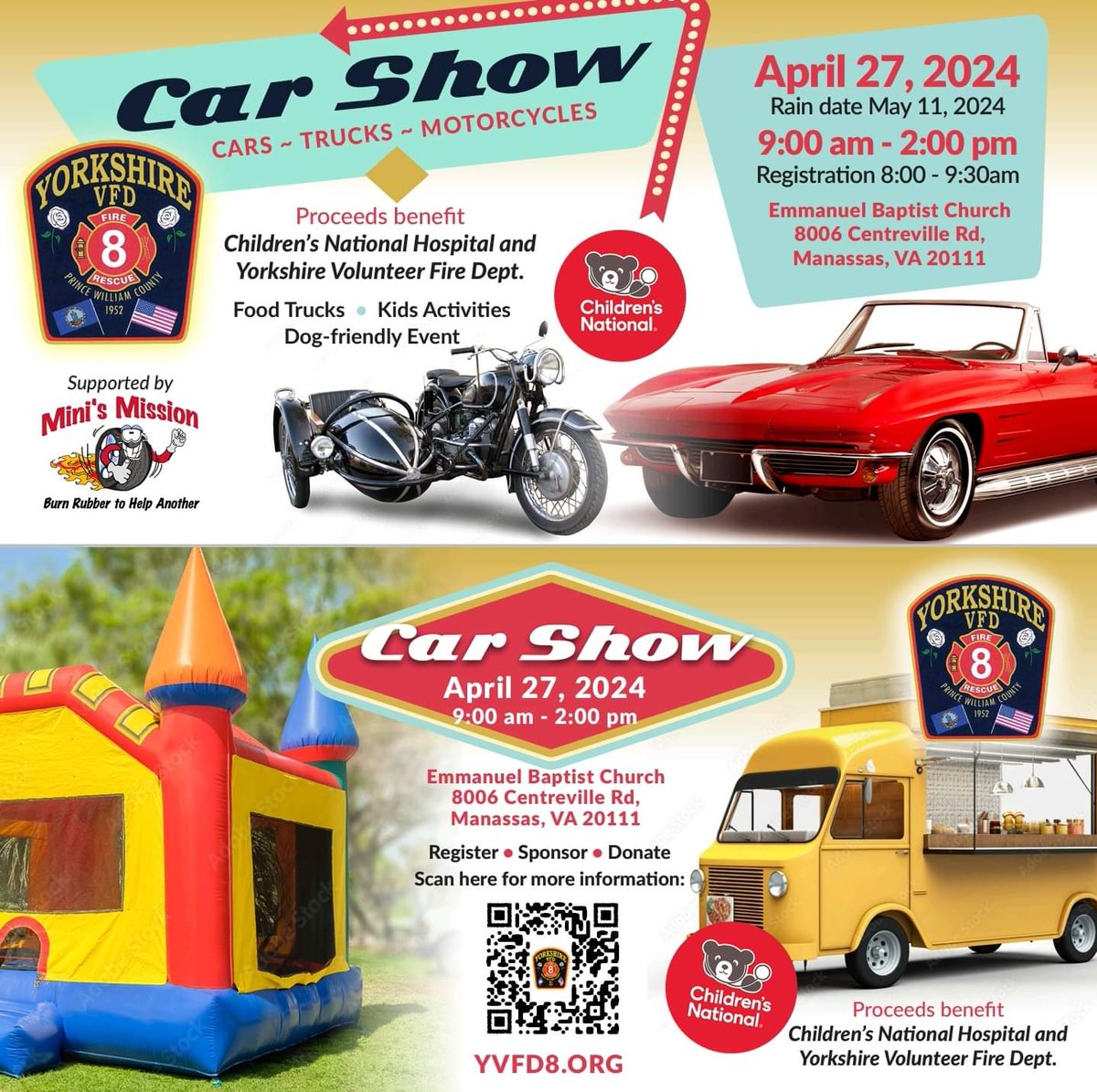 Yorkshire VFD Car Show Benefit Children's National Hospital