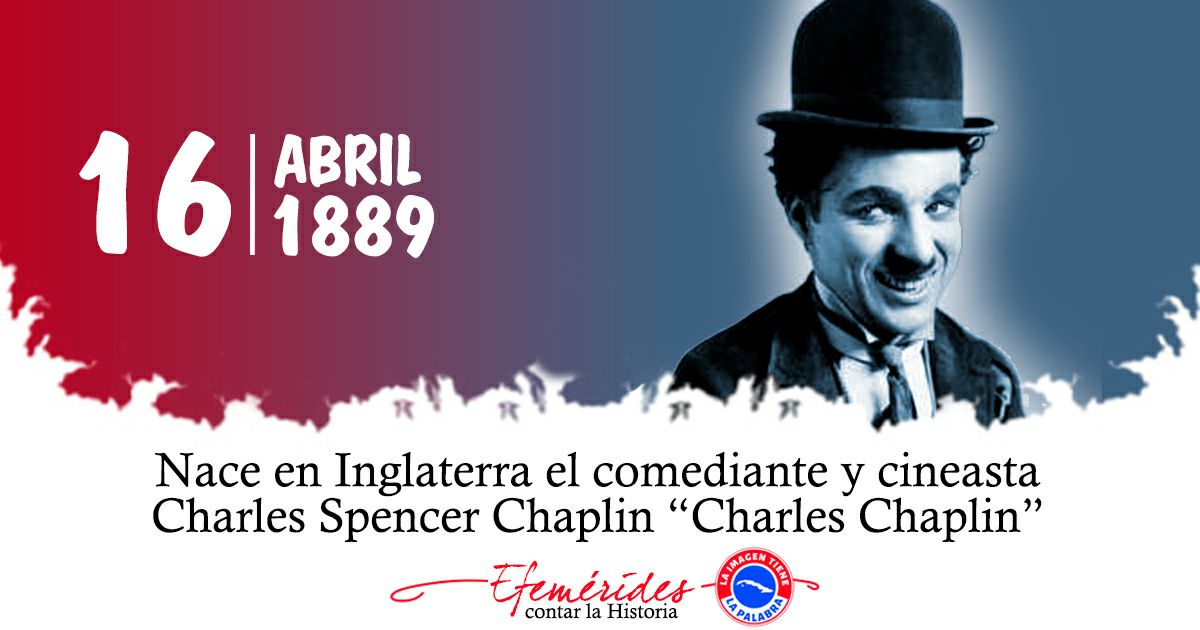 1889 | Nace el comediante Charle Chapín