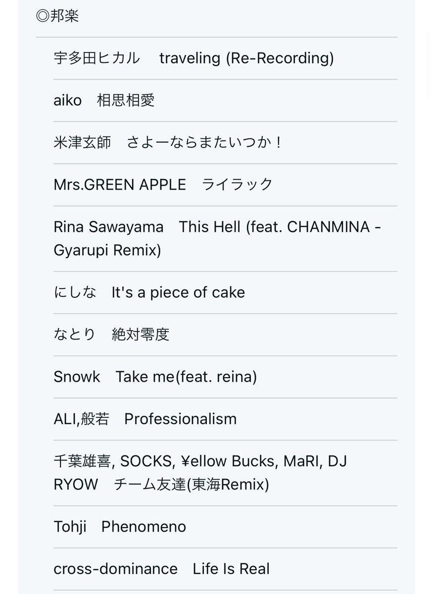更新🆙 今週は邦楽が豊作👏 洋楽は少ないがCoachellaに興奮。 DJ芸人の『これだけは聴け！』4月3週目洋邦楽新曲@note_PR #note #私のプレイリスト note.com/mst44/n/n7c5bc…