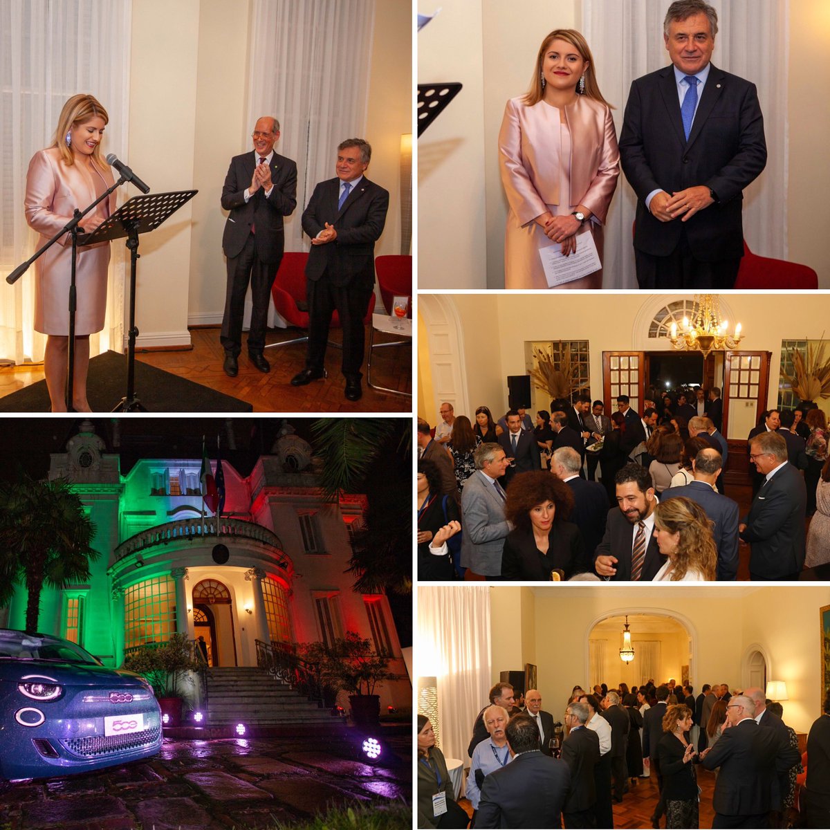 Grande successo per la Giornata del #MadeinItaly in @ItalyinUruguay. Presenti 18 Paesi, ospiti d’onore i ministri 🇺🇾@elisafacio e @OmarPaganini. Onorata di averla celebrata con la collettività 🇮🇹 e i 200 rappresentanti delle Camere di Commercio #ItaAmLat del #Pymes. #15Aprile