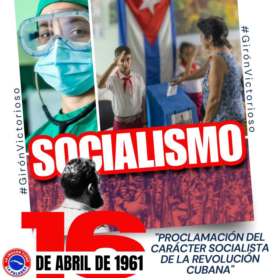 Tres efemérides gloriosas para #Cuba La declaración del carácter socialista de la Revolución cubana. El Día del Miliciano. Y la fundación del Partido Comunista de Cuba. #CubaViveEnSuHistoria #UnidosXCuba