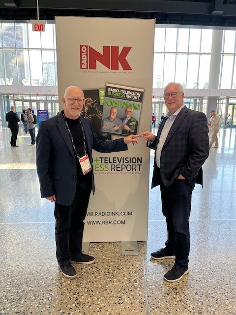 As we walked into the West Hall of LVCC yesterday at the @NABShow, we were stopped by a security guard who asked, 'Are you guys famous?'
Not so much, but it sure was kind of funny.
@fnjacobs