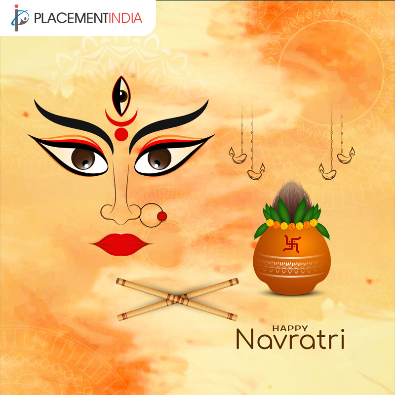 #Navratri is here! It’s time to welcome #DeviDurga at our doorstep and worship her with all the love and devotion with PlacementIndia.com. Let us #pray that this Navratri, #MaaDurga bestows us with her divine #blessings. Shubh Navratri 🙏 to you and your family!