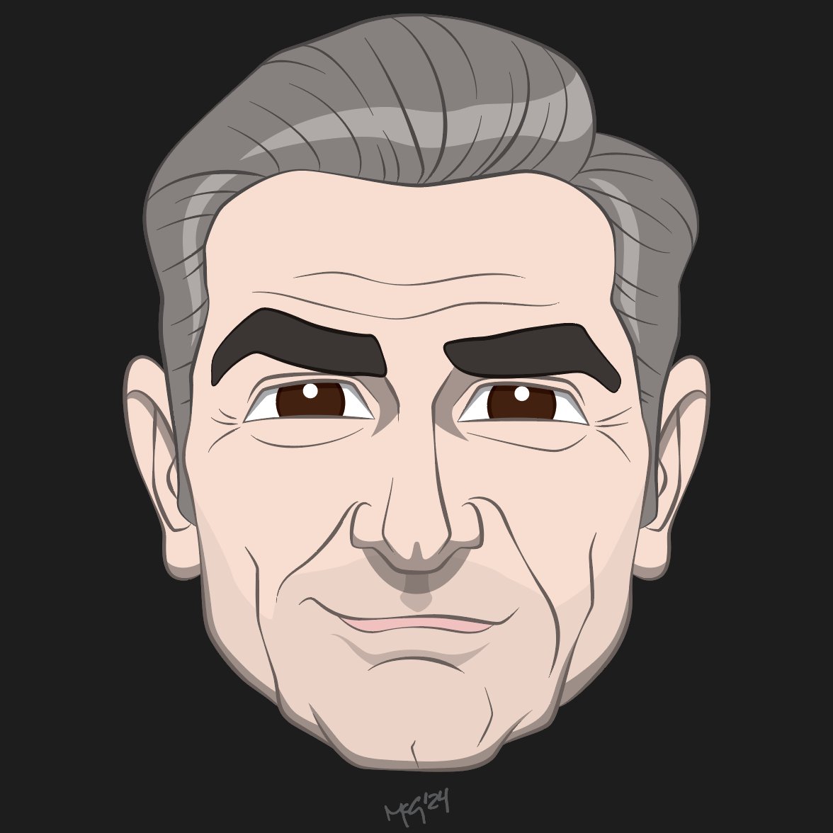 One of the best there is. 7/9, Johnny Rose.
#JohnnyRose #EugeneLevy #SchittsCreek #Caricature