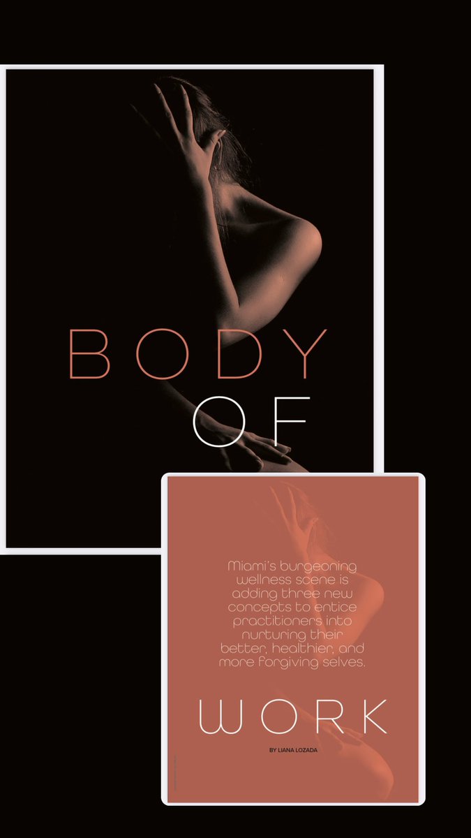 🌼 The Spring Issue of Lifestyles South Florida is here, and I wrote the wellness feature spread, "Body of Work." If you've got TMJ, are curious about somatics, or want to train with a yoga teacher/bikini competitor breaking the mold, read on: bit.ly/wellnessfeature