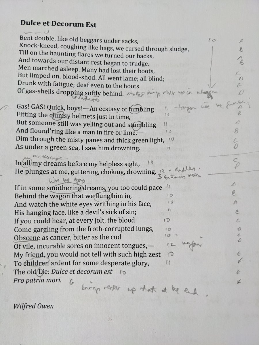 Reading WWI poetry for my @poetryschool MA. I'd feel better if I thought humanity had learned anything since. Owen uses the word 'children' deliberately. Those dying in the trenches are just out of childhood. Actual children are targeted in Gaza and Ukraine. FFS.