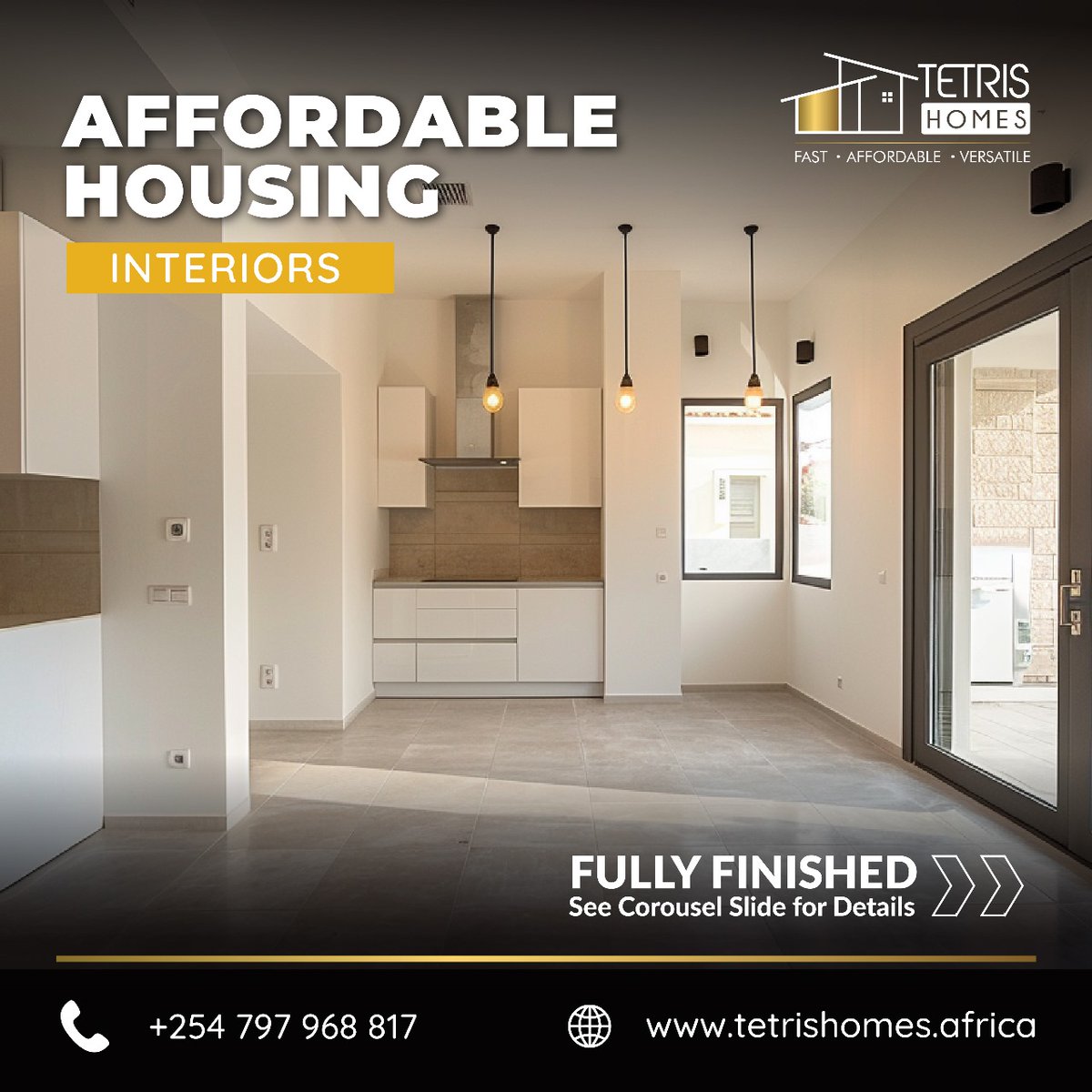 ISMTetris's tweet photo. Explore our one-bedroom home design built using Tetris technology, offering unmatched affordability, efficiency and sustainability.  

Contact us today on info@tetrishomes.africa | +254 797 968817 to learn more https://t.co/WNJa74bE93
