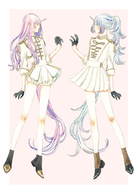 #絵描きが選ぶ原型師さんにフィギュア化してもらいたいイラスト衣装デザイン気に入ってる子達です 