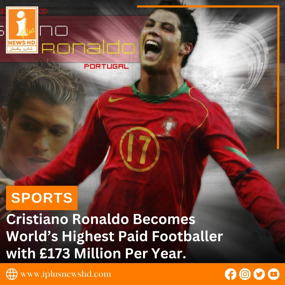 IPlusNews_HD's tweet photo. Cristiano Ronaldo Becomes World’s Highest Paid Footballer with £173 Million Per Year.⬇

For more details visit our website:
https://t.co/cKEs7BzF9W
.
.
.
#iplusnewshd #news #cristianoronaldo #football #sports https://t.co/j03bfM2vLE