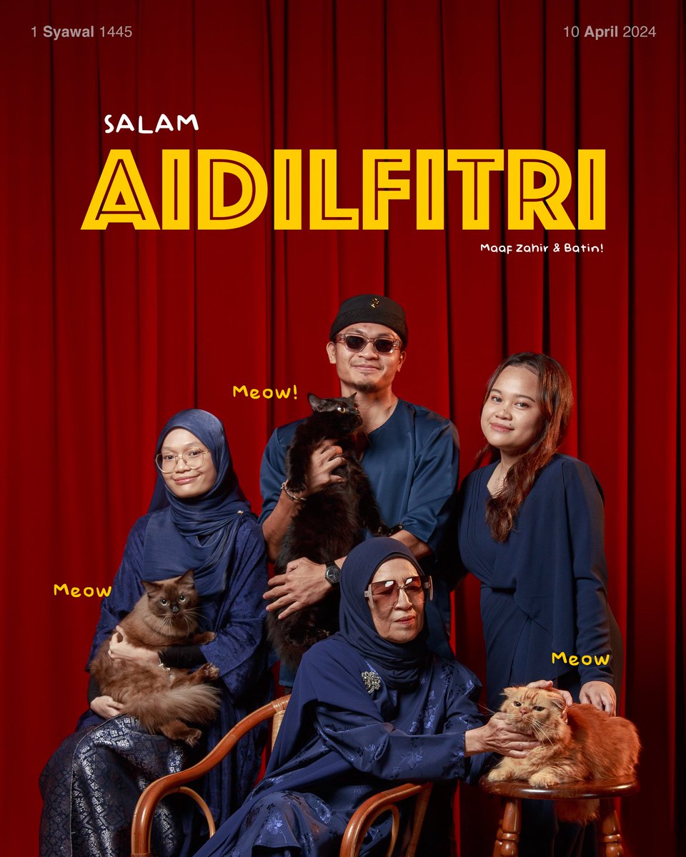 2DayStudio_co's tweet photo. Idea gambar raya macam poster filem! https://t.co/x4lA6JGOGB