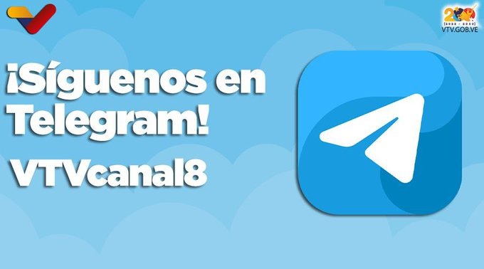 #ÚNETE | Recibe en tu dispositivo móvil información de interés nacional e internacional con nuestro canal en Telegram😆 t.me/vtv_canal8

#QueLoSepaElMundo
