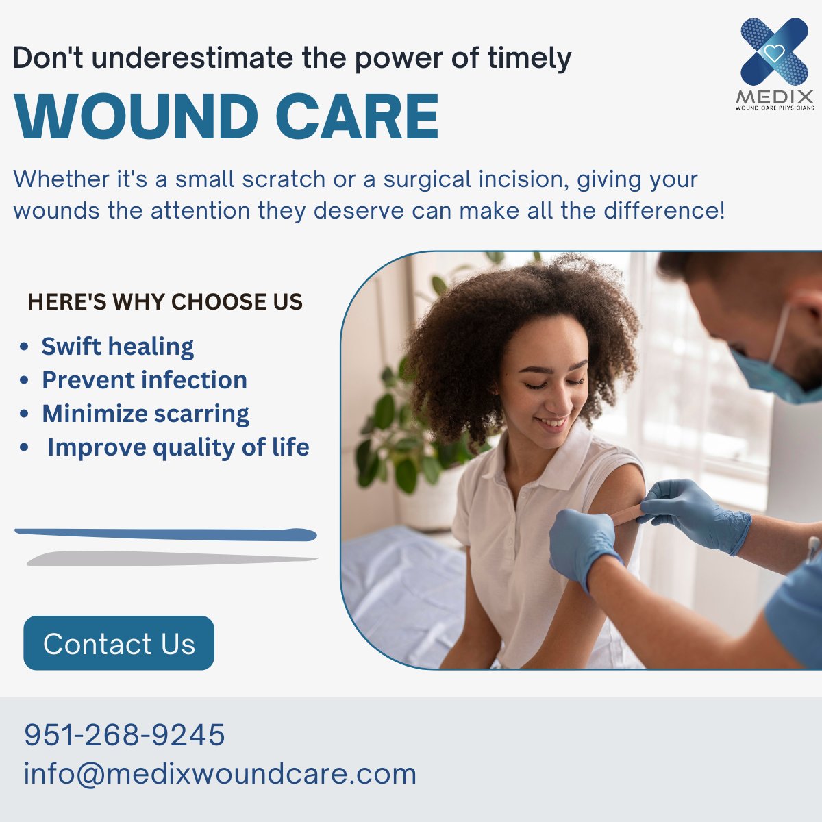 Urgency in action!  Don't let time slip away when it comes to wound care. Every moment counts towards a healthier, happier you! #TimeIsTissue #HealNow #PriorityCare #HealthFirst #WoundHealing #WellnessJourney #TakeAction #HealthyHabits #PreventComplications #TimelyTreatment