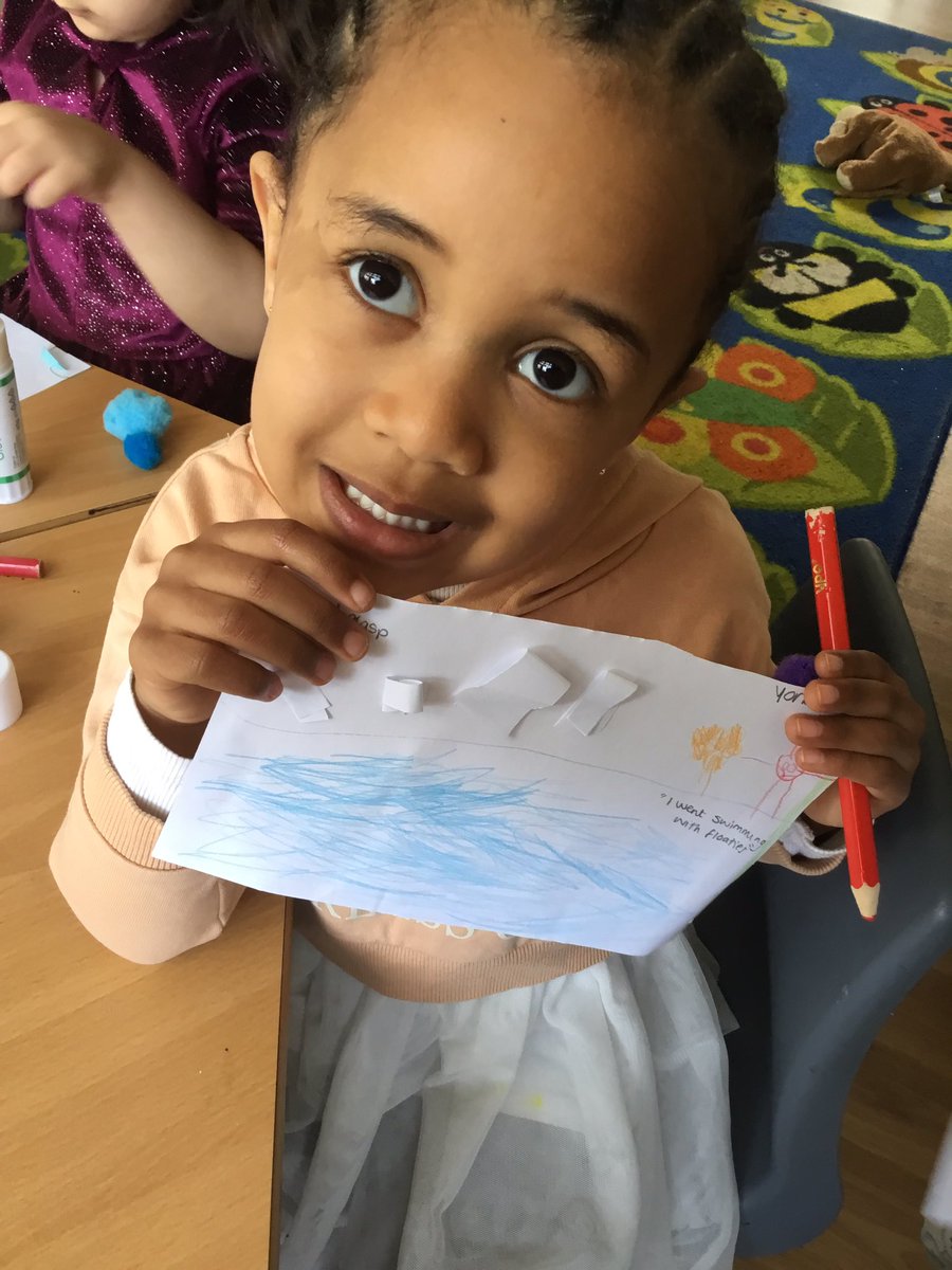 NurserySilas's tweet image. Nursery have been drawing what they have been up to over the half term break! ☀️ “I went swimming with floaties 🏊‍♂️”#timewithfamily #newstime @stsilasschool @RainbowEduMAT