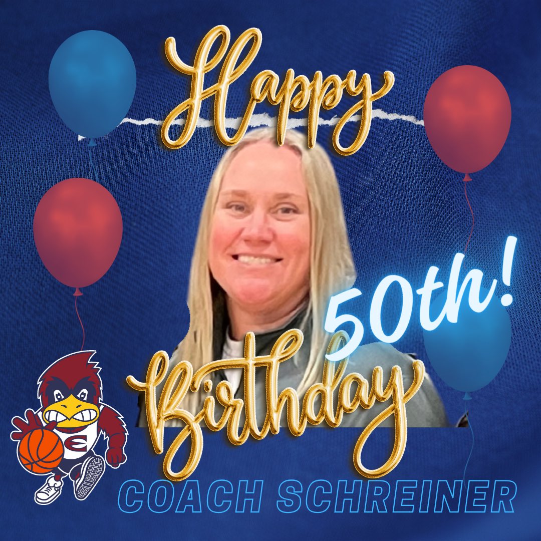 Happy 50th Birthday to Coach Schreiner!!!  We hope you have a great day!