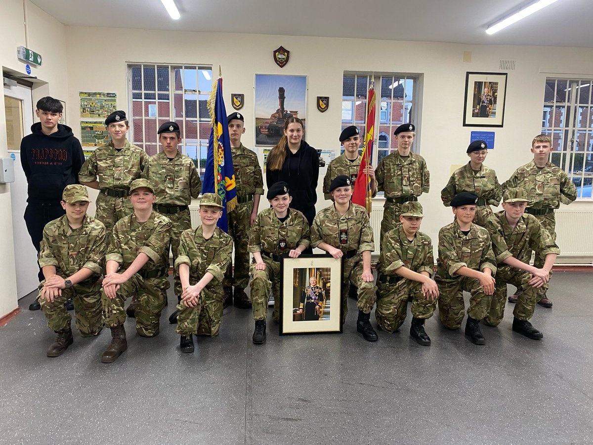 Westbury Detachment are the latest detachment to proudly unveil their portrait of King Charles lll