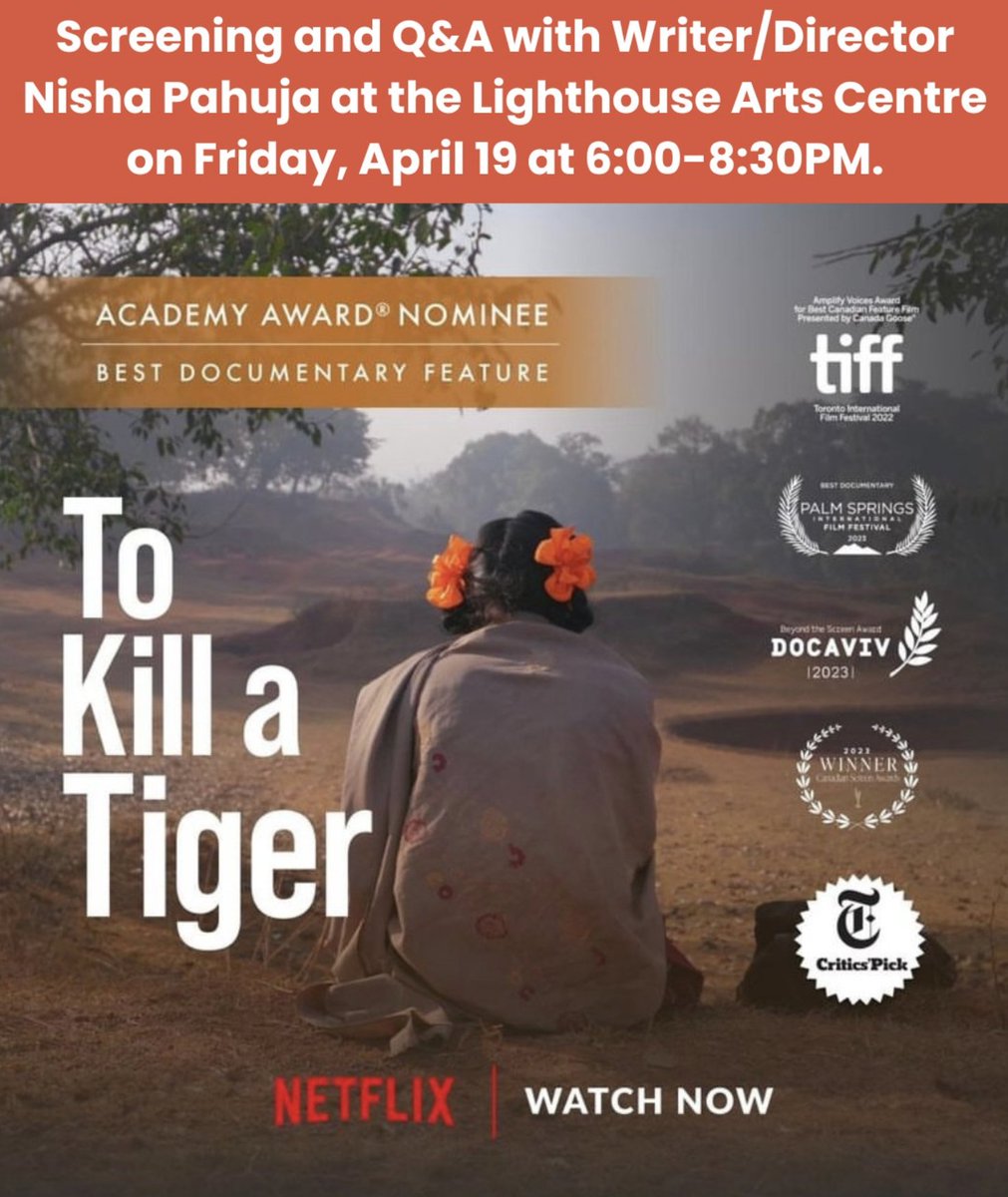 so looking forward to this! Join @wiftat on Sat April 20, as Director Nisha Pahuja explores her remarkable journey to bring this critically acclaimed film to audiences around the world with host, @peep_media's @JackieTorrens. Tickets: eventbrite.ca/.../making-wav…...