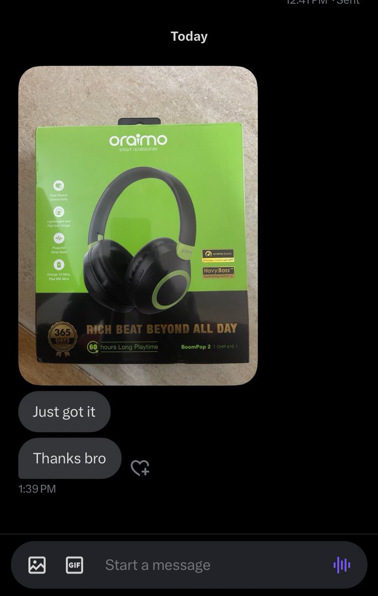 You still won’t come for Coupon code to purchase your Oraimo Boompop 2S headphones?? 🤭💚 How it started. How’s going