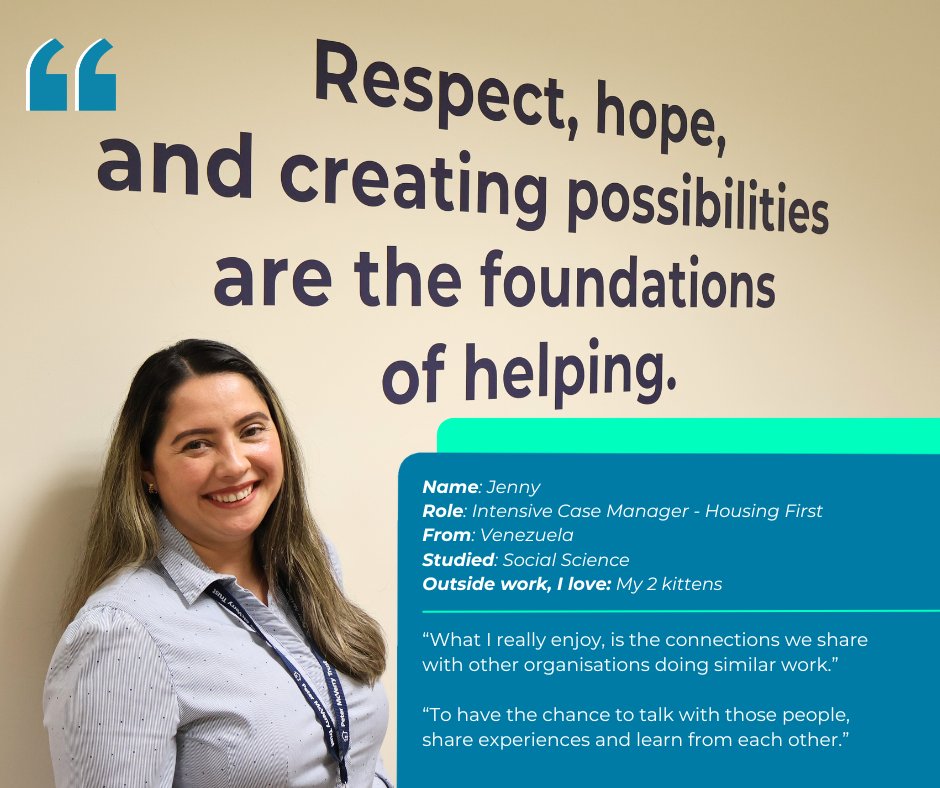 🤝 Jenny is one of our Intensive Case Managers with Housing First Dublin. Jenny shared some words on the importance of inter-agency collaboration and how that inspires her to carry out her work.