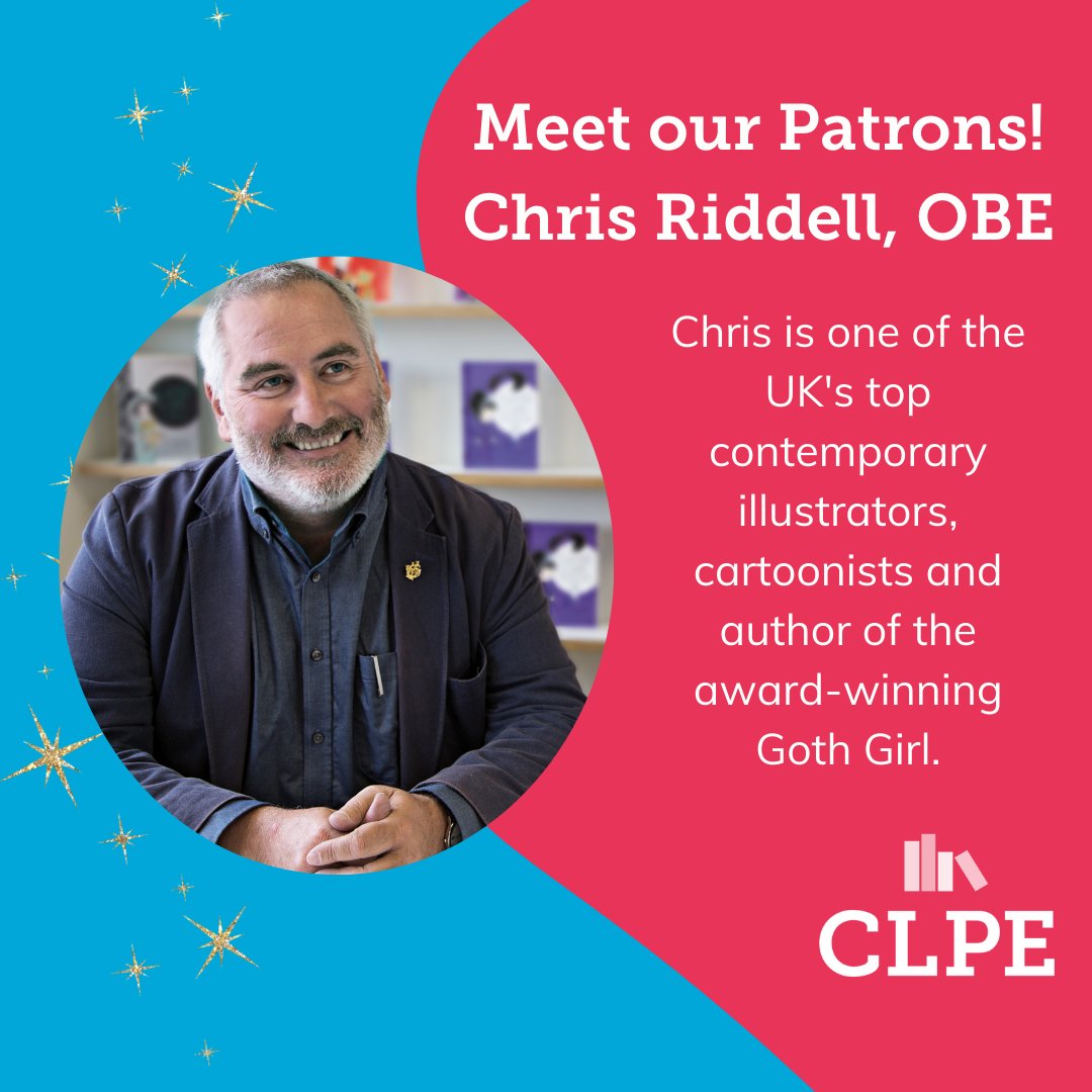 We are excited to welcome @chrisriddell50 to the CLPE family! Chris has been a champion of the work we do at CLPE and is a keen supporter of our annual poetry award, the #CliPPA. Welcome to the team, Chris! @TheSohoAgencyUK @panmacmillan Find out more: ow.ly/sThI50RcUE8
