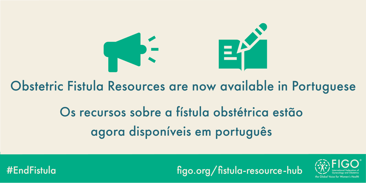 Now available in Portuguese! Access six essential Obstetric Fistula resources on the FIGO Fistula Resource Hub, including the Surgery Training Manual and medical illustrations. Spread the word and empower healthcare professionals 🩺🌍 ow.ly/tOzu50ReYxm @FistulaGillian