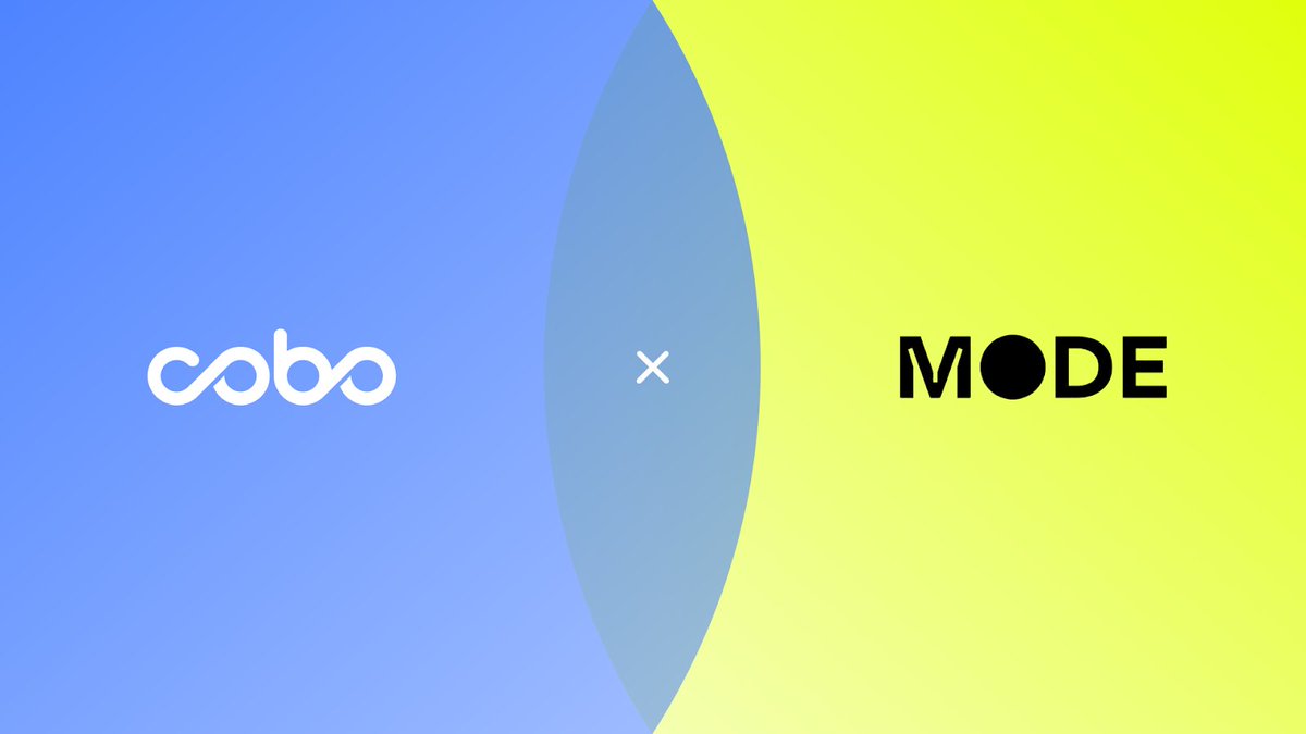Cobo now supports @modenetwork! 🔥 What does this mean for all Mode users? 🔹 Benefit from Cobo's comprehensive suite of custody solutions, from custodial to MPC-based non-custodial wallets 🔐 🔹 Enhance your DeFi strategy by automating risk management with Cobo Argus 🚀 Our
