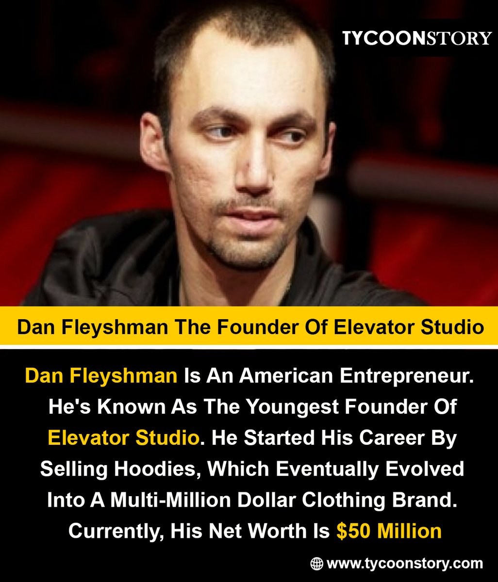 Dan Fleyshman The Founder Of Elevator Studio

#DanFleyshman #ElevatorStudio #Entrepreneurship #BusinessVentures #StartupLife #MarketingGuru #InnovationHub #SuccessStories #InspiringLeaders #CreativeEntrepreneur #DigitalMarketing 
@ElevatorStudios 

tycoonstory.com