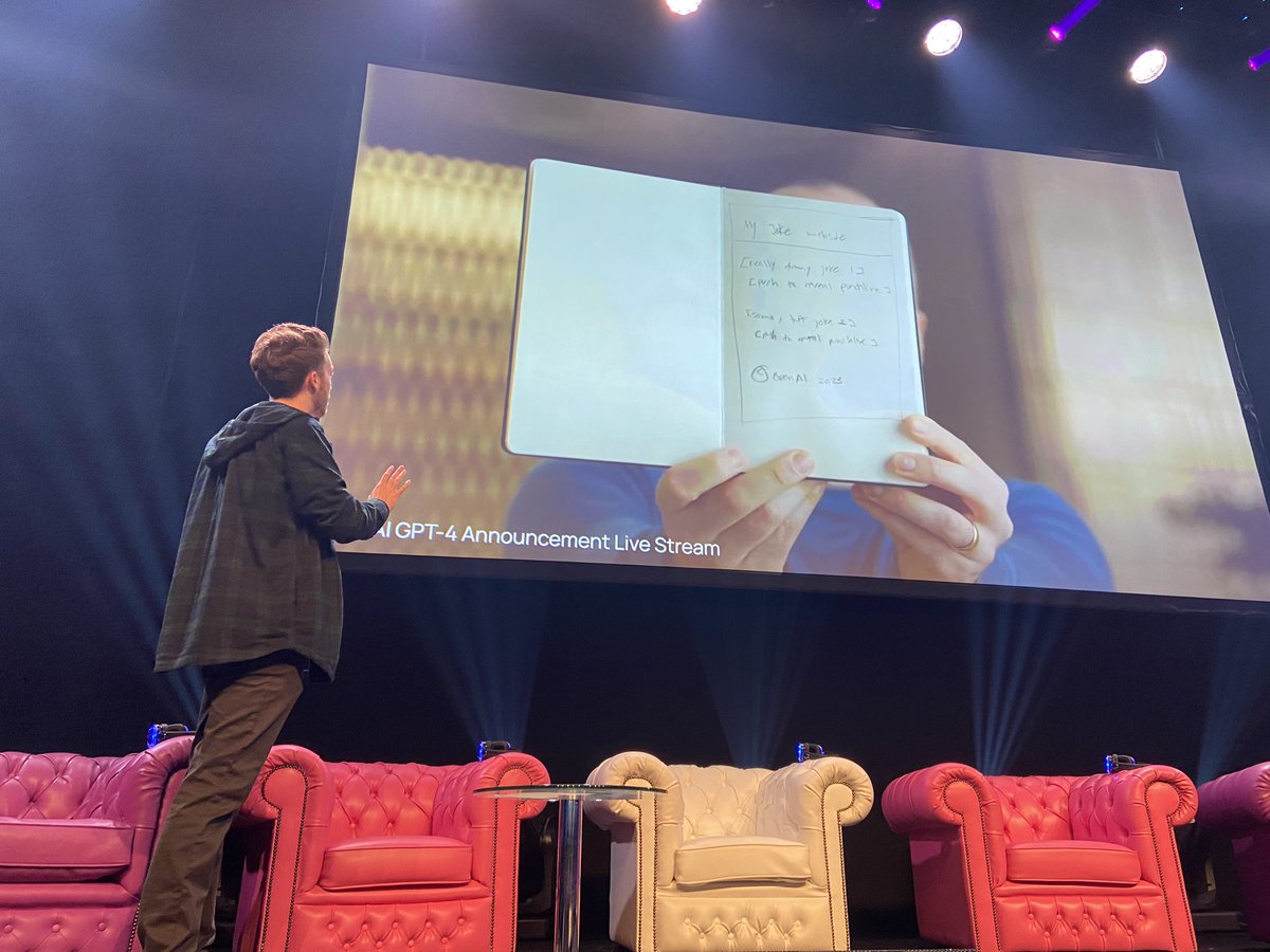 I got replaced by AI !! @JStaatsCPA taking us through the <a href="/ChatGPTapp/">ChatGPT</a> announcement tax demo of 2003. Fascinating #DAS24