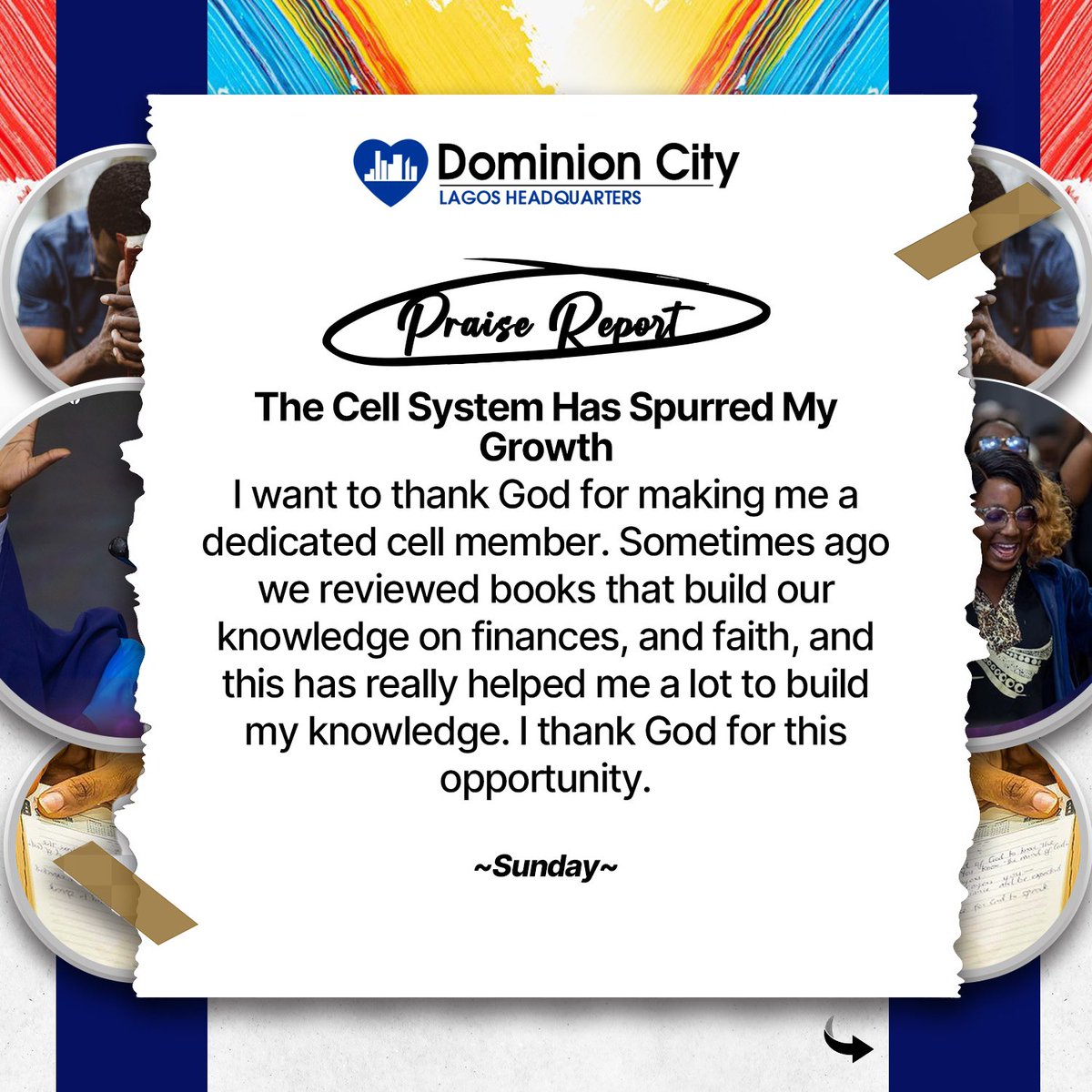 dominioncitylag's tweet photo. It’s testimony Tuesday and we are here recounting the wonderful things God did for some of our members on Sunday. Glory be to His name forever.
#DCLagosHq #DominionCity #BlessingOfConnectedness #BanquetService https://t.co/IPnahMNQtF