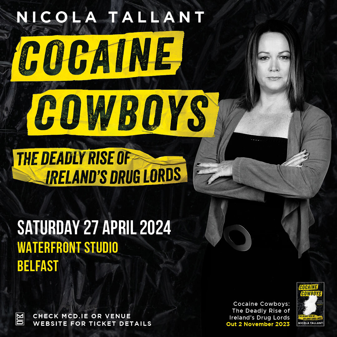 Prepare for an unforgettable evening as investigative journalist @nicolatallantsw takes the stage at the Waterfront Studio to explore the story of Ireland's very own narcos and how they hit the big time on the international stage📰 Get tickets now 👇 bit.ly/3JFdD49