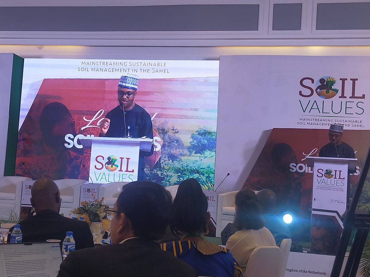 'Together we have the capacity to nourish our soils and safeguard our agricultural systems.' Kashim Shetima (Vice President, Federal Republic of Nigeria) @woye1