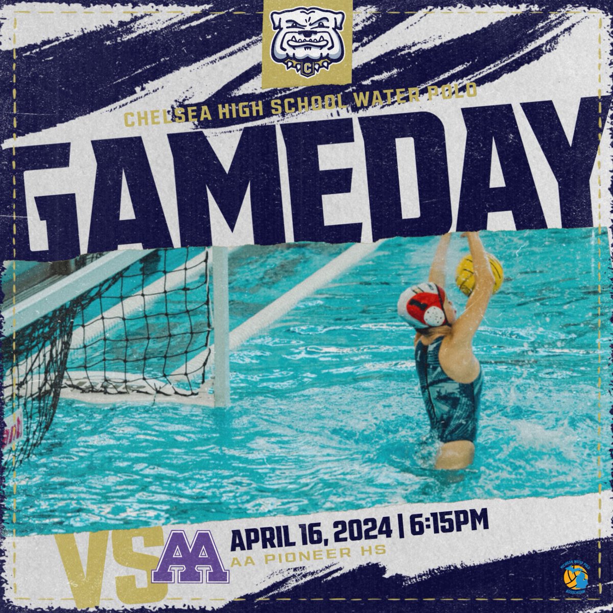 The long road trip continues tonight for another D4 showdown against the Pioneers! Help cheer our #7 ranked #RoadDawgs to 2-0 in district play tonight! 

🆚: @phswomenswaterpolo 
📍: Ann Arbor, MI
🏟️: Hill Pool
⌚️: Varsity 6:15pm // JV 7:15pm
🎟️: $6 via GoFan

#Road2C4nham 🤽‍♀️🐾