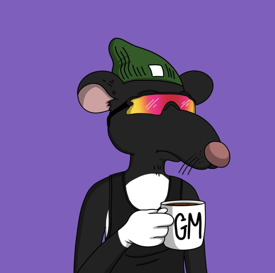 GM @GutterCatGang ☕️ It’s Ratuesday 🧀 🐀 $GANG $GANG