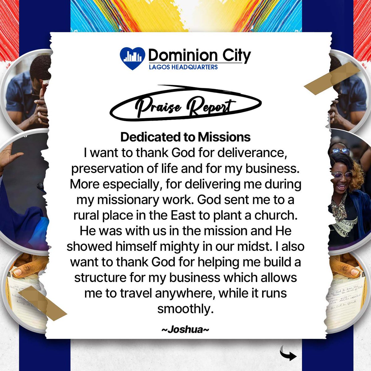 dominioncitylag's tweet photo. It’s testimony Tuesday and we are here recounting the wonderful things God did for some of our members on Sunday. Glory be to His name forever.
#DCLagosHq #DominionCity #BlessingOfConnectedness #BanquetService https://t.co/xc0cRQbnPN
