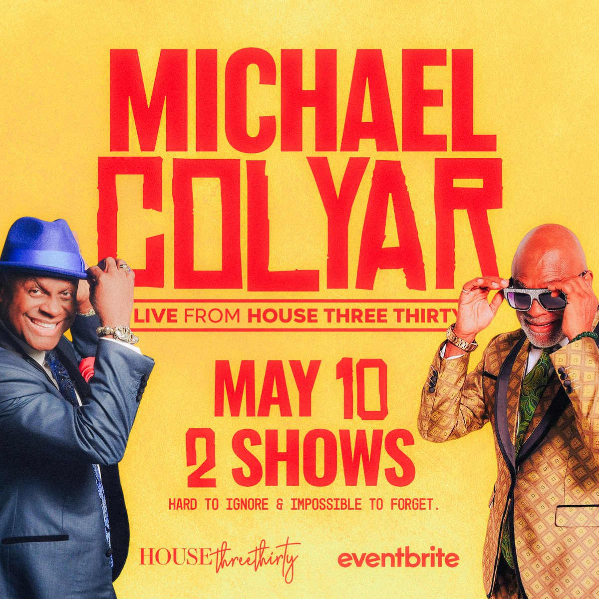 👑 Legendary actor, comedian, and author Michael Colyar is bringing his fan-favorite comedy to House Three Thirty for back-to-back shows on May 10 inside the iconic Cabaret! 👉 Get Tickets Now: ljff.co/michael-colyar