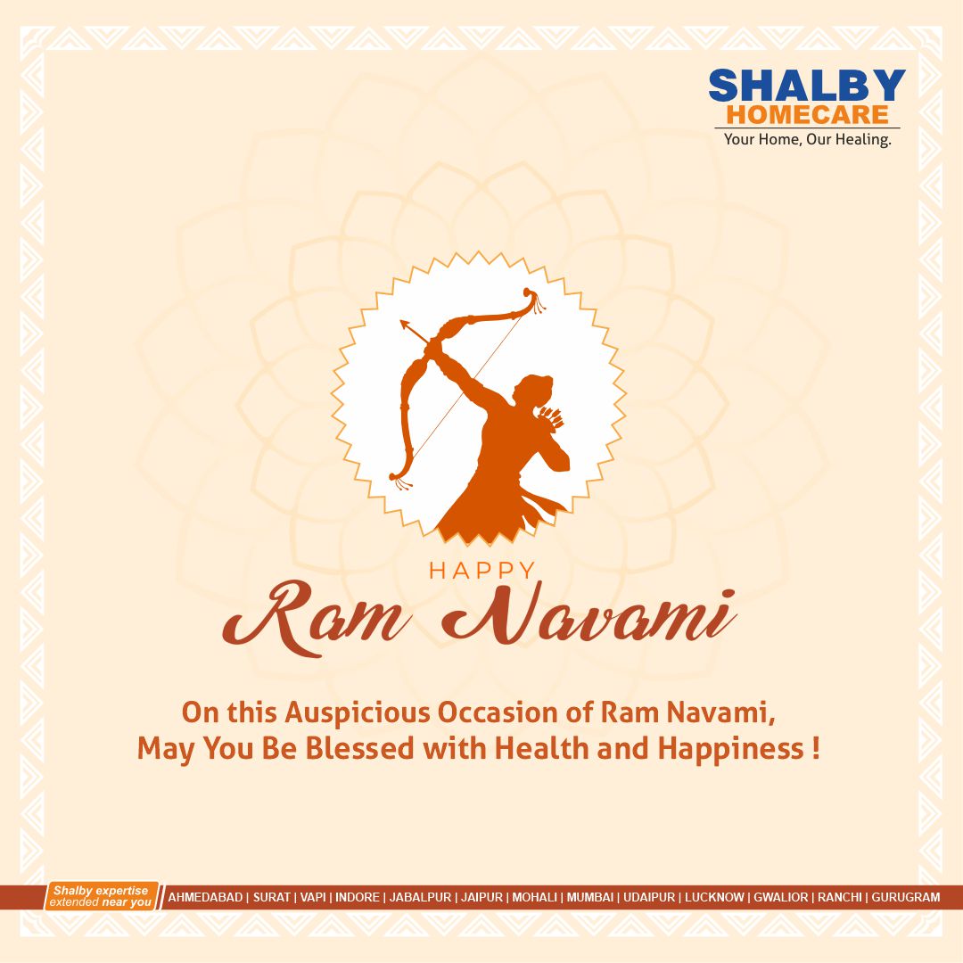 Wishing everyone a joyous and blessed Ram Navami.

#RamNavami #shalbyhospitals #healthandhappiness