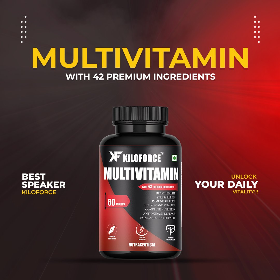 kiloforce_'s tweet image. Kiloforce multivitamin enhances immune function, boosts energy levels, and promotes overall health with its essential nutrients.

✔️Available on our Website (🔗link in Bio🔗)
✔️ Available on Amazon &amp;amp; Flipkart
✔️ Available on Swiggy
.
.
.
#MultivitaminMagic #WellnessBoost