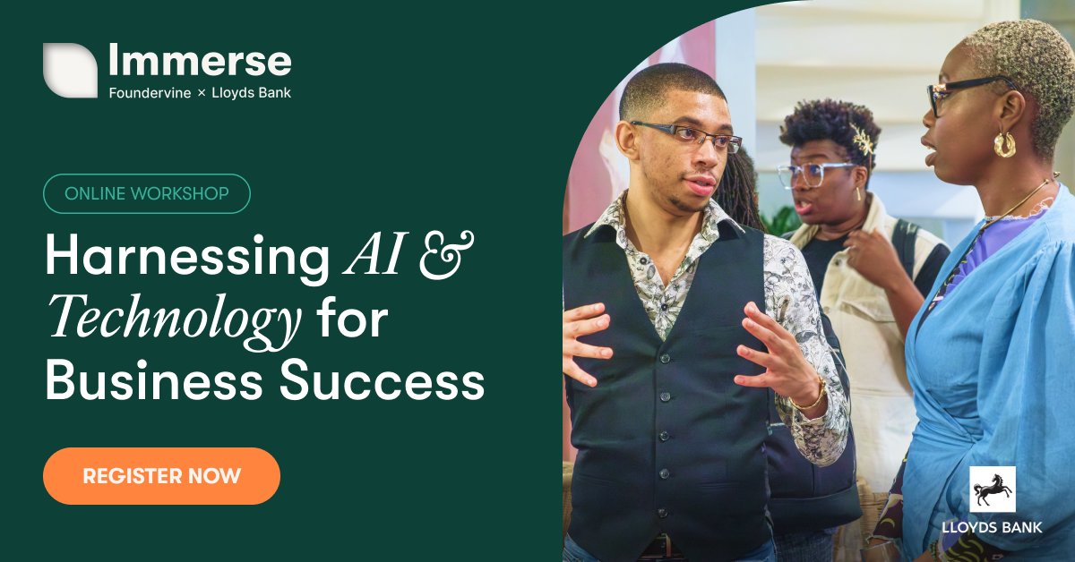 Introducing our online workshop 'Harnessing AI and Technology for Business Success', which will empower you with the knowledge and skills necessary to navigate the ever-evolving tech and AI terrain! 🖥️ 📅 14 May | 📍 Virtual Register now: bit.ly/49ygYfP