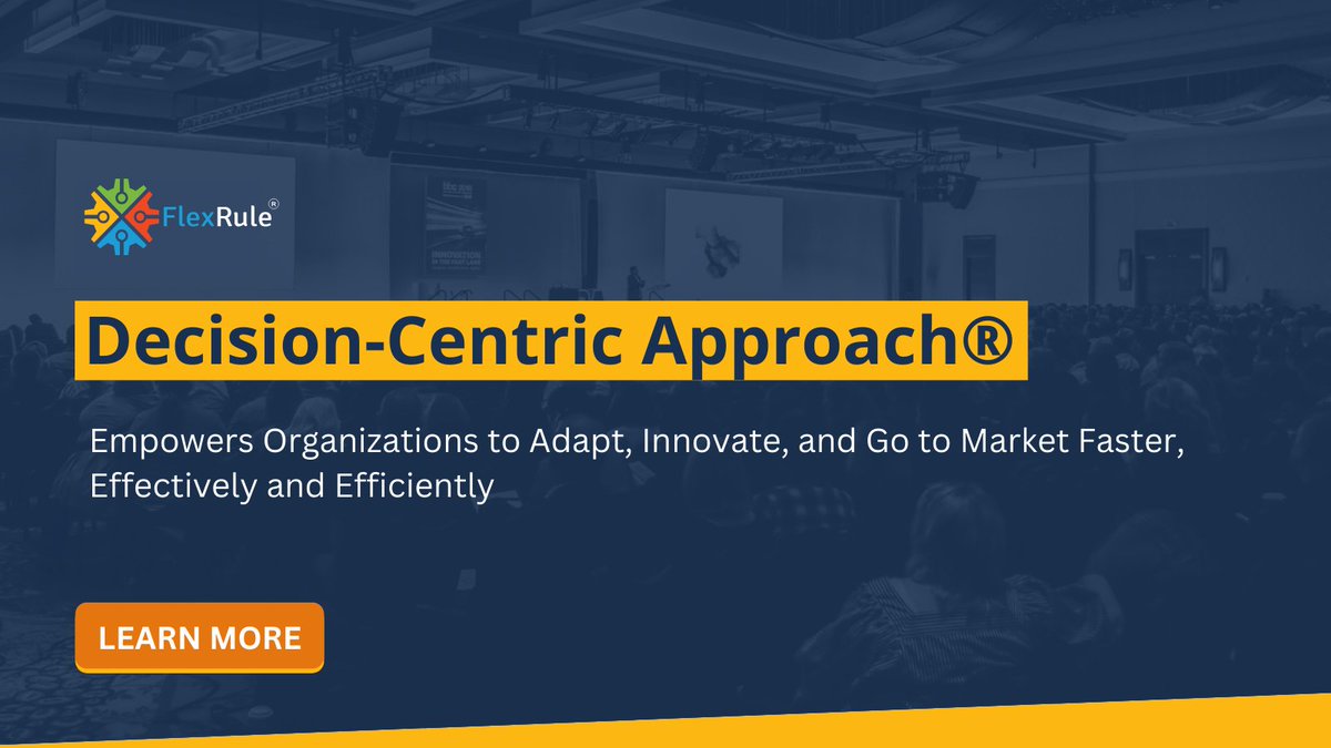 There are some interesting talks today at @BBCapability  Conference today, and we think many relate to adopting a Decision-Centric Approach®:

▶️ flexrule.com/links/mtdz

#BBCConf #BusinessTransformation #BusinessCapability #DecisionIntelligence #DecisionManagement