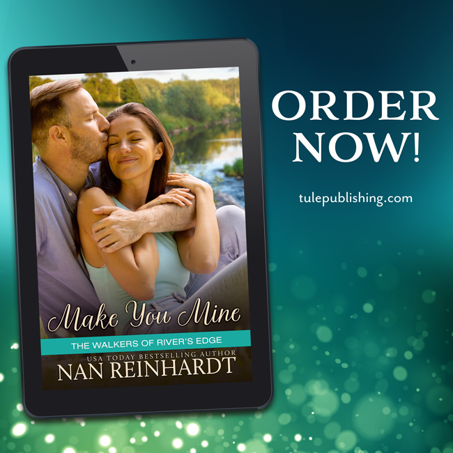 'I loved everything about this book and read it in one sitting-especially once nefarious events started happening at a Walker construction site adding an element of suspense.' - Darlene, Goodreads MAKE YOU MINE by @NanReinhardt - NOW: bit.ly/3xFzdCw #readztule #romance