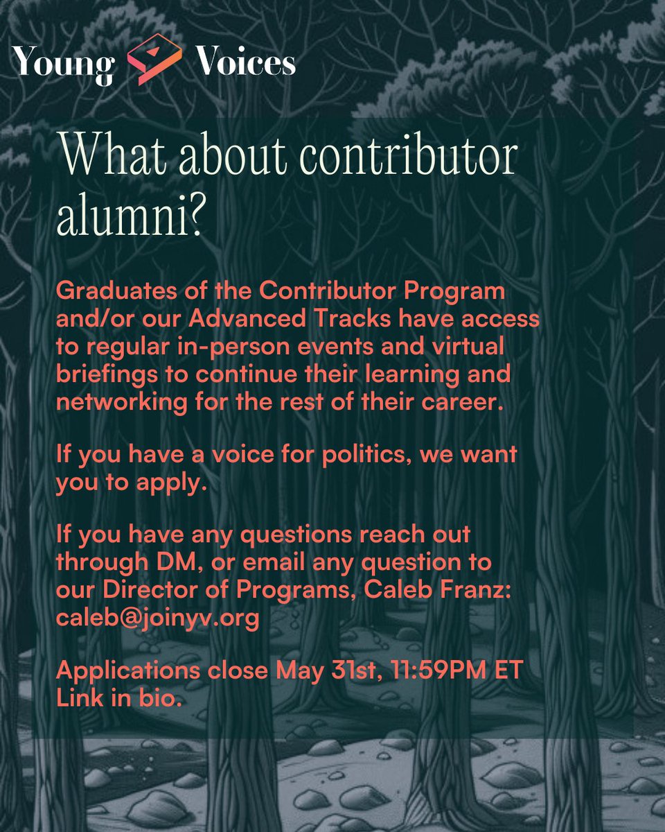 There are 45 days left before applications close for our Contributor Program! If you want to start writing on political or cultural issues, we want you to apply for our program! If you're on the fence, we have some great opportunities you may not know about.