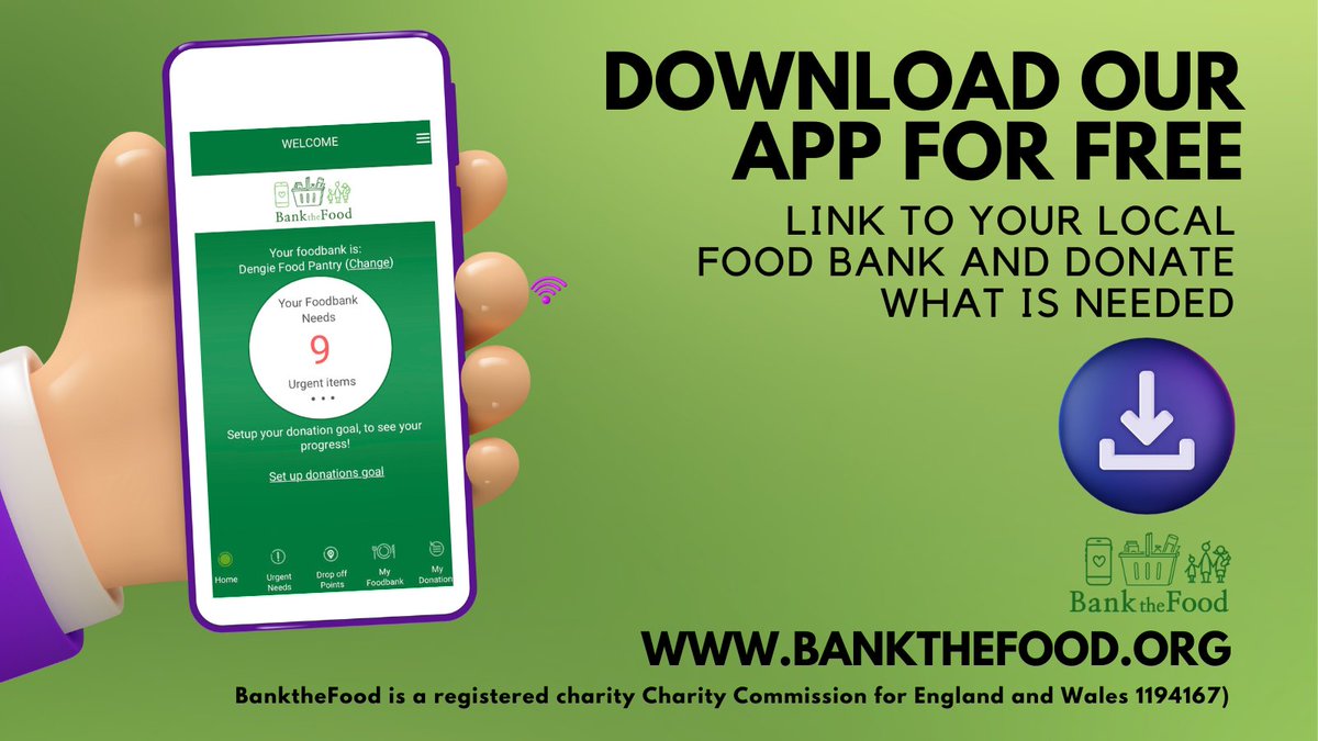 What if there was an app that linked shoppers to their local food bank so they could always see exactly what their food bank needs? An app that could send your phone a little 'ping' when you entered your local supermarket with a food bank's shopping list. Meet BanktheFood. 💚