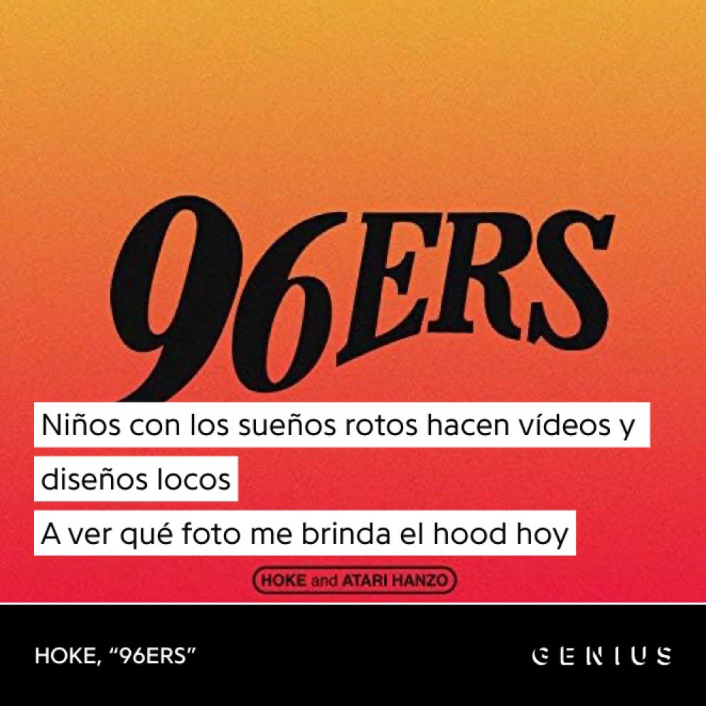 danicaballerou's tweet photo. ‘Morir con las botas puestas’ de Tote. 

‘96ers’ de Hoke.

Siempre me ha parecido hermoso que los MCs se homenajeen mutuamente intercambiando sus frases https://t.co/BRn3aC3aXx