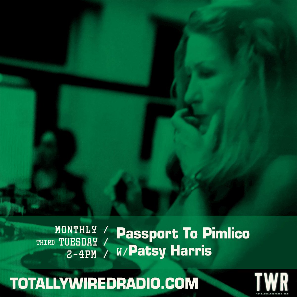 Passport To Pimlico #live w/ Patsy Harris & Erika Ts #startingsoon on #TotallyWiredRadio Listen @ Link in bio. - #MusicIsLife #London - #NorthernSoul #Mod #RnB #Funk #Soul