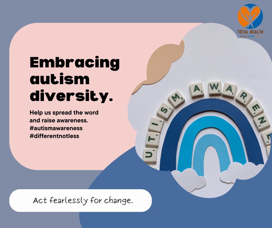 Autism awareness is crucial for promoting understanding, acceptance, and support for individuals on the autism spectrum. 
Visit: autismspeaks.org to learn more!
#TotalHealthUPS
#WorkHomePlayUPS
