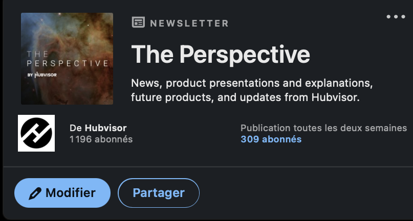 hubvisor_adtech's tweet photo. The Perspective, Hubvisor's newsletter as reach 300 Subscribers on Linkedin.

Join now and get regularly updates from our company on various topics from the AdTech landscape.

https://t.co/waFmhNJhFc https://t.co/SdwhSnOiKr