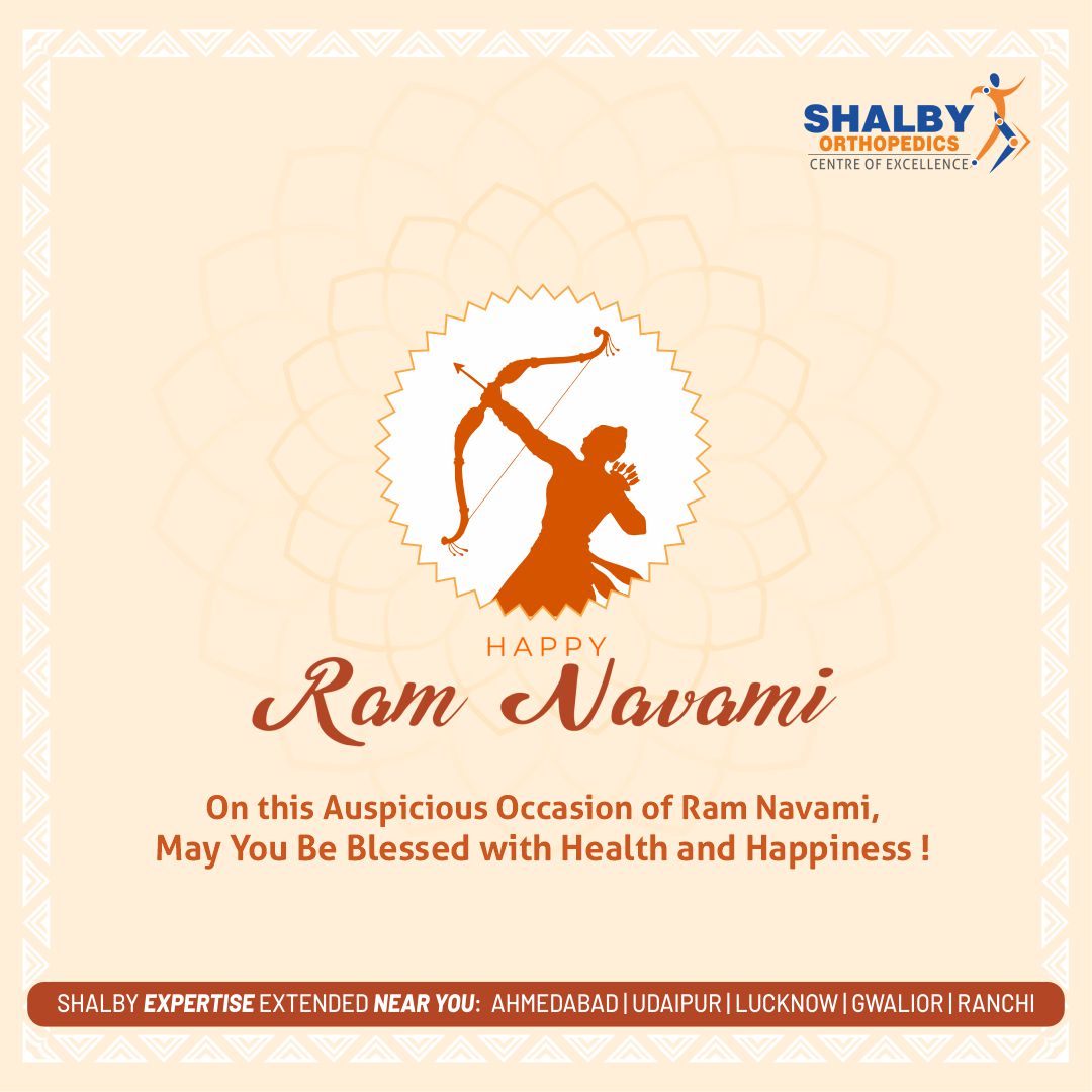 Wishing everyone a joyous and blessed Ram Navami.

#RamNavami #shalbyhospitals #healthandhappiness