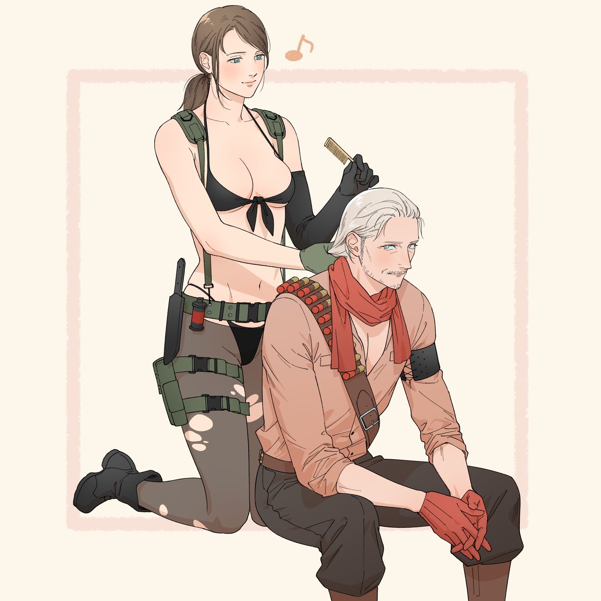 静かなる美容師💇‍♀️ #mgs