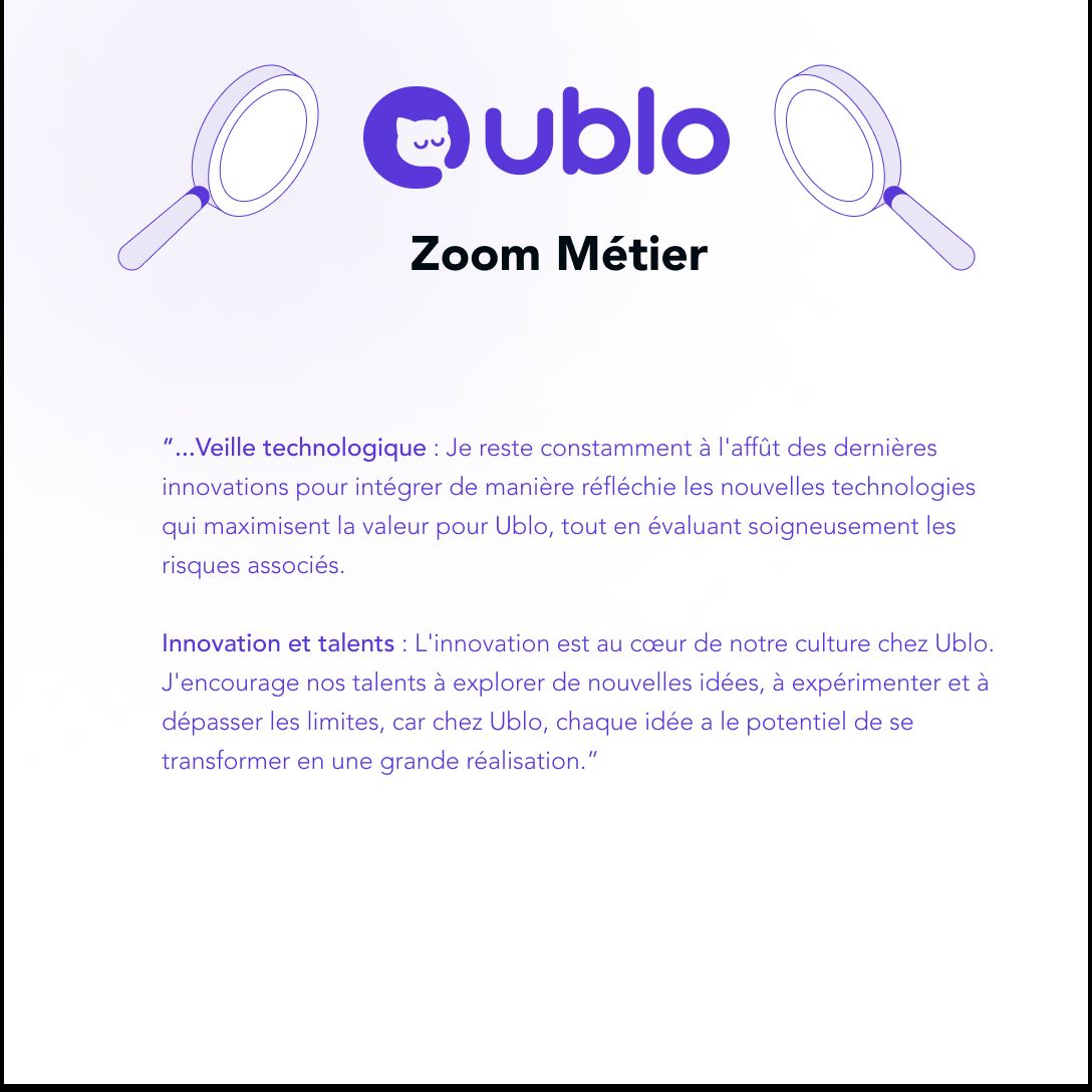 💼 Zoom Métier Ublo

Rencontrez Maxence Soumaré, notre CTO chez Ublo !

#Ublo #CTO #InnovationTechnologique #Leadership #TechTools